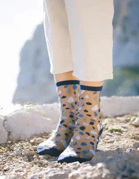 Chaussettes Lac Givré Bleu