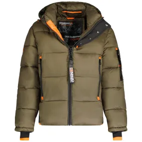 Geographical Norway Calix Homme - Doudoune Matelassée Fantaisie Kaki