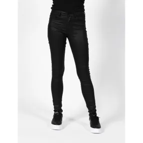 Pantalon slim enduit noir femme - Only | wimod