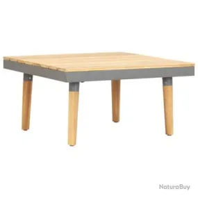 Table basse de jardin 60x60x31,5 cm Bois solide d'acacia 46469