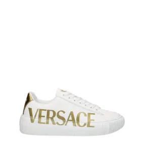 Versace Sneakers Greek Femmes Skin Blanc / Or